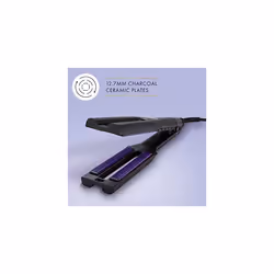 Pro Signature Dual Plate Straightener (Dual Plate Design with Heater Controls, Charcoal Ceramic Plates, 30 Heat Settings, Pulse Technology)