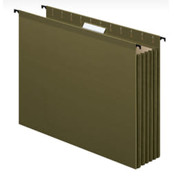 Pendaflex 09217 hanging folder Letter Paper, Plastic Green 4 pc(s)