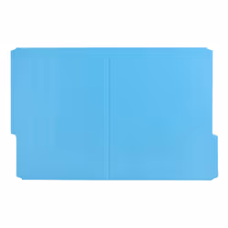 Amazon Basics File Folders  Letter Size  1/3 Cut Tab  Blue  36-Pack