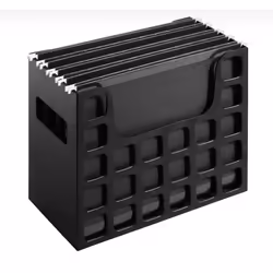Pendaflex 23013, Plastic, Black, 9-1/2" H x 12-1/4" W x 6" D, Landscape, 616 mm, 333 mm