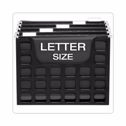 Pendaflex 23013 file storage box Plastic Black