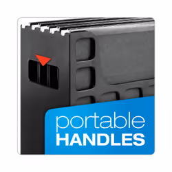 Pendaflex 23013 file storage box Plastic Black