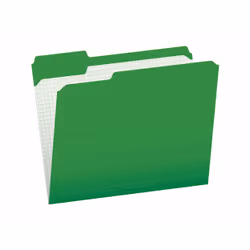 Pendaflex R152 1/3 BGR, Manila folder, A4, Paper, Light Green, Matt, Landscape