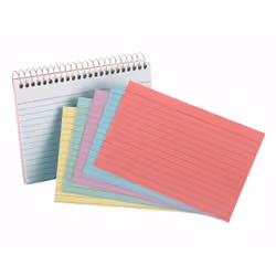 Oxford 40286, Multicolour, Paper, Lined paper, Landscape, 50 sheets, 152.4 mm