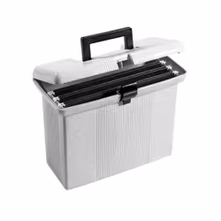 Pendaflex Portable File Box 41737, Grey, Plastic, 368 mm, 488 mm, 568 mm