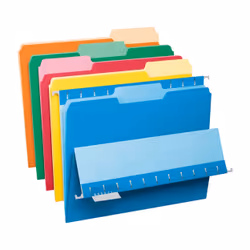 Pendaflex Interior File Folder, Manila folder, Letter, Multicolour, Landscape, 1 pockets, Paper