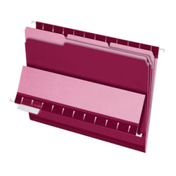 Pendaflex Interior File Folder Burgundy Letter