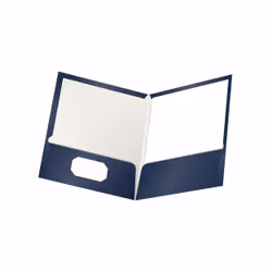 Oxford Laminated Twin Pocket Folders 51743, Circulation (floating) folder, Letter, Fiber, Paper, Purple, Glossy, Portrait