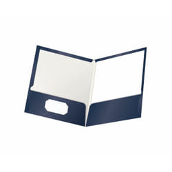 Oxford Laminated Twin Pocket Folders 51743 Fiber, Paper Purple Letter