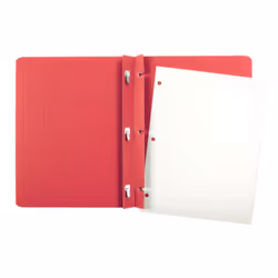 Oxford 52511 report cover Plastic Red