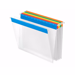 Pendaflex 55708, Expanding file folder, Letter, Polyurethane, Multicolour, Transparent, Glossy, Landscape/Portrait