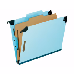 Pendaflex 59251, Expanding file folder, Letter, Fiber, Light Blue, Matt, Landscape/Portrait