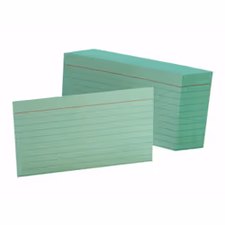 Oxford 7321, Green, Lined paper, Landscape, 100 sheets, 127 mm, 76.2 mm