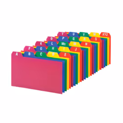 Oxford 73153, Alphabetic tab index, Paper, Multicolour