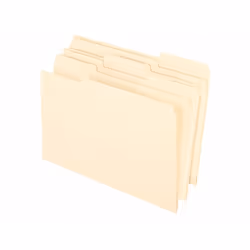 Pendaflex 76520, Manila folder, Letter, Paper, Cream, Glossy, Landscape/Portrait