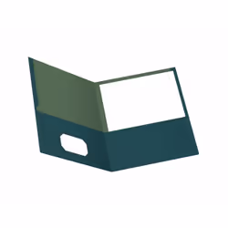 Oxford 78502, Circulation (floating) folder, Letter, Fiber, Paper, Blue, Matt, Portrait