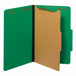 Pendaflex 29033P, Manila folder, Legal, Paper, Pressboard, Green, Matt, Portrait