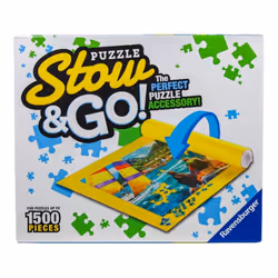 Ravensburger 17960 Puzzle Stow and Go | Portable Puzzle Mat for Easy Storage | Bright Yellow for Enhanced Contrast | Ideal fo ...