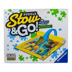 Ravensburger 17960 Puzzle Stow and Go | Portable Puzzle Mat for Easy Storage | Bright Yellow for Enhanced Contrast | Ideal for Puzzle Piece Sorting |