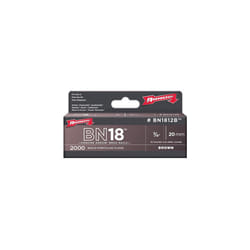 Arrow BN1812B Brad Nails Brown Head Size: 3/4" - 20mm Pack: 2000