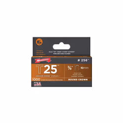 Arrow T25 Round Crown Staples Size: 3/8" - 10mm Pack: 1000
