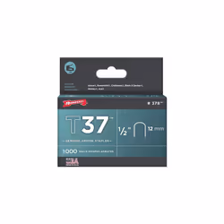 Arrow T37 Round Crown Staples Size: 1/2" - 12mm Pack: 1000