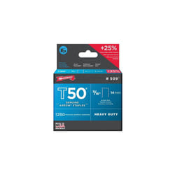 Arrow T50 Staples Size: 9/16" - 14mm Pack: 1250