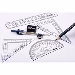 9pc Helix Oxford Mathematical Instruments Set