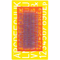 Helix H08401 Four Piece Stencil Set (5mm 10mm 20mm 30mm) - Multicolor