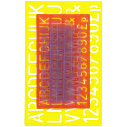 Helix H08401 Four Piece Stencil Set (5mm 10mm 20mm 30mm) - Multicolor
