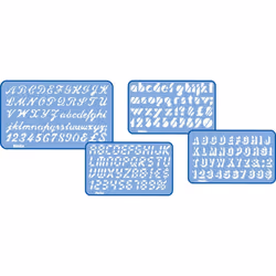 Helix Letter and Number Stencils (4 Pack)