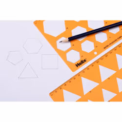 Helix Shape Stencil Templates (4 Pack)