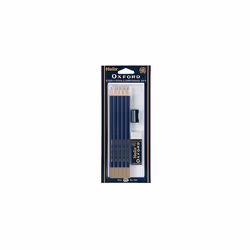 Helix Oxford HB Pencils with Plastic Sharpener and Eraser P90010