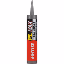 Loctite PL Premium Max Construction Adhesive Versatile Construction Glue for Wood Concrete Stone & More - 9 fl oz Cartridg ...