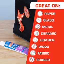 Loctite Vinyl  Plastic  and Fabric Adhesive Pack of 2 Clear