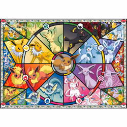 Buffalo Games - Pok?mon - Eevee's Stained Glass - 500 Piece Jigsaw Puzzle
