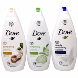Dove Variety Pack Body Wash  Deeply Nourishing for Instantly Soft Skin  Refreshing Cucumber for Refreshing and Uplifting Skin ...