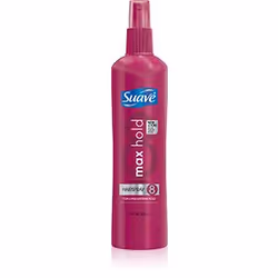 Suave Max Hold Non-Aerosol, Hair spray, Unisex, 312 ml, Fixation, Hold 10 to 12 inches from hair and spray evenly to style. R ...