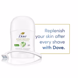 Dove Advanced Care Antiperspirant Deodorant Stick Cool Essentials for helping your skin barrier repair after shaving 72 hour odor control and all-day