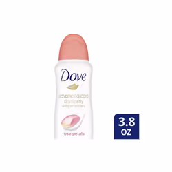 Dove Advanced Care Dry Spray Antiperspirant Deodorant Rose Petals, 3.8 Oz.