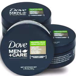 Dove Men+Care Grooming Cream  3 Pack Hair Styling Cream for Men  Lightweight Formula  Defines and Conditions with Low Hold fo ...