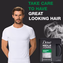 Dove Men+Care Grooming Cream  3 Pack Hair Styling Cream for Men  Lightweight Formula  Defines and Conditions with Low Hold for Easy Styling and Natura