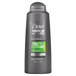 Dove, Men+Care, 2 in 1 Shampoo + Conditioner, Fresh & Clean, 20.4 fl oz (603 ml)