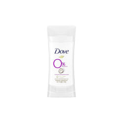 Dove 0% Aluminum Deodorant Stick Non-irritating Deodorant for Underarm Care Coconut and Pink Jasmine Kindest Aluminum Free Deodorant 2.6 oz