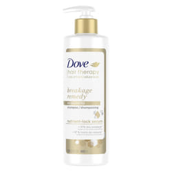 Dove Hair Therapy Shampoo for Damaged Hair Breakage Remedy Hair Shampoo with NutrientLock Serum 135 fl oz