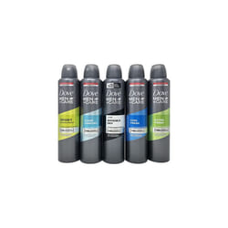 Dove Men + Care Antiperspirant Spray Variety Set  Sport  Clean Comfort  Invisible Dry  Cool Fresh and Extra Fresh Scents  8.45 Ounce  5 Count