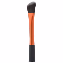 Real Techniques Foundation Brush, Angled, Synthetic, Black, Pink gold, Women, 1 pc(s)