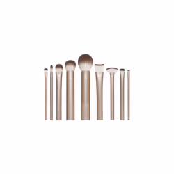 REAL TECHNIQUES Au Naturale Makeup Brush Kit, For Foundation, Powders, and Concealers, Premium Quality Face Brushes, 9 Piece ...