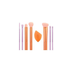 Level Up Brush And Sponge Kit, Makeup Brushes For Eyeshadow, Foundation, Blush, & Bronzer, Makeup Blending Sponge, Professional Quality Makeup Tools,