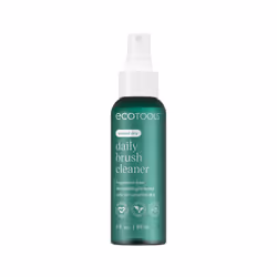 EcoTools Daily Makeup Brush Cleanser Spray  Quick Drying  Fragrance Free & Dermatologist Tested  Travel Size  TSA Approved  C ...